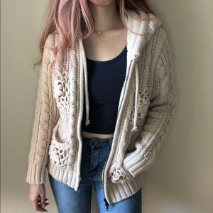 BOUTIQUE - Chunky knit fluffy cardigan